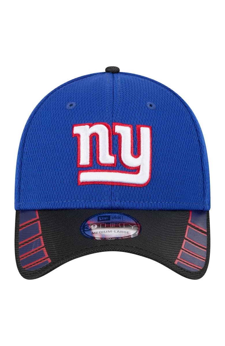 New Era Men's New Era Royal New York Giants Visor Hit 39THIRTY Flex Hat, Alternate, color, Royal