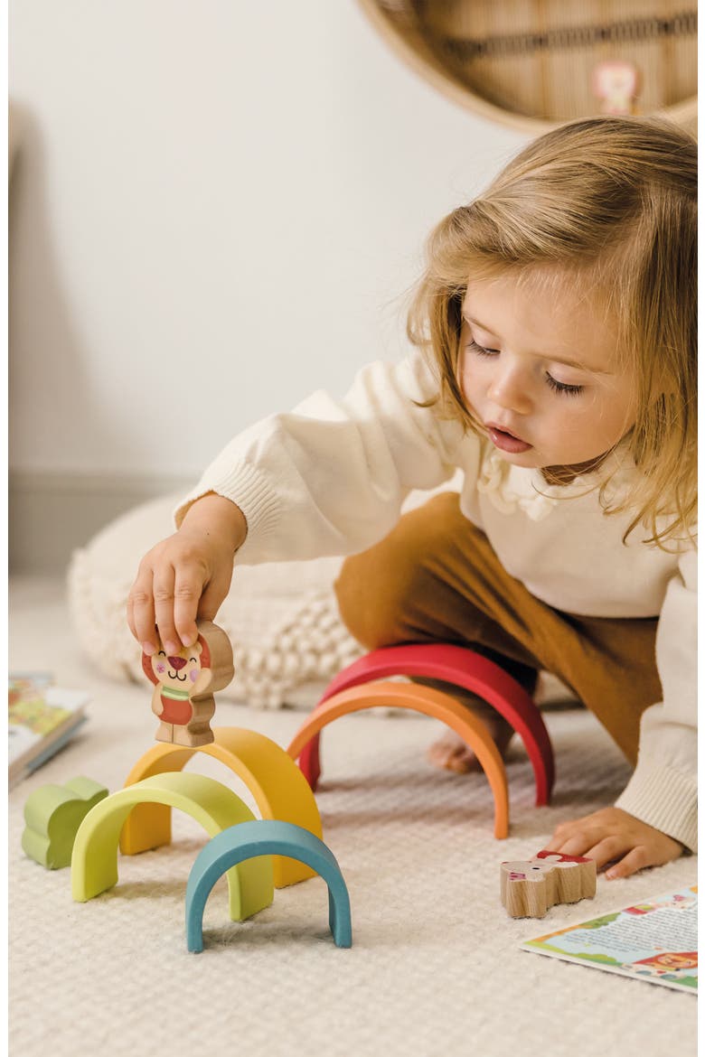 Enchanted Rainbow Roleplay Stacking Toy, Alternate, color, Multi / Green