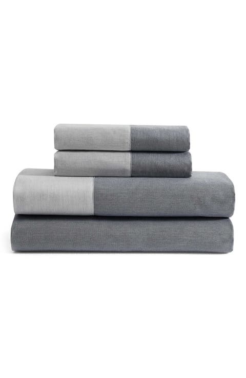 Contrast Weave 300 Thread Count Sheet Set