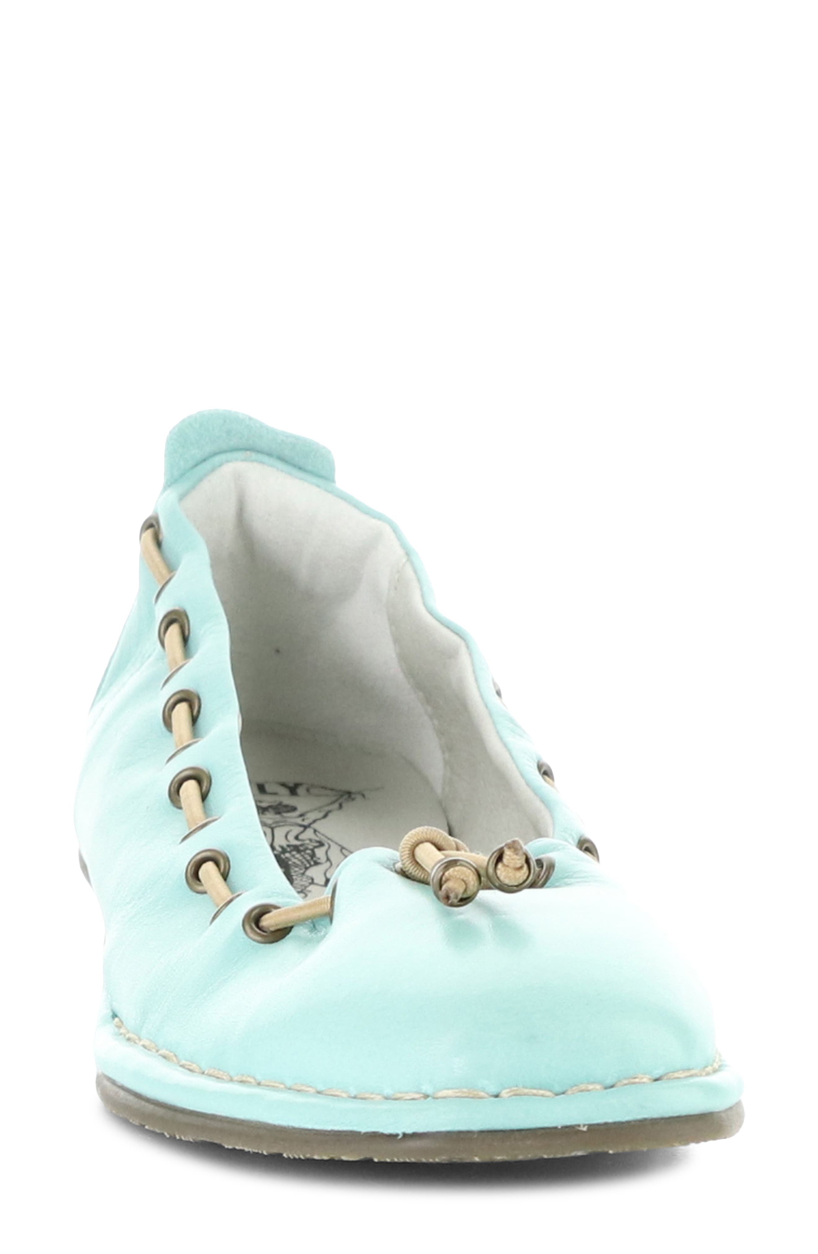 Fly London Bapi Ballet Flat, Alternate, color, Spearmint Velvet