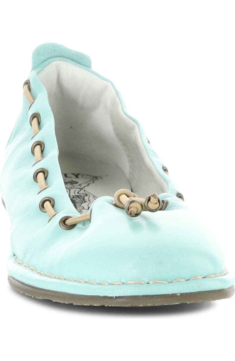 Fly London Bapi Ballet Flat, Alternate, color, Spearmint Velvet