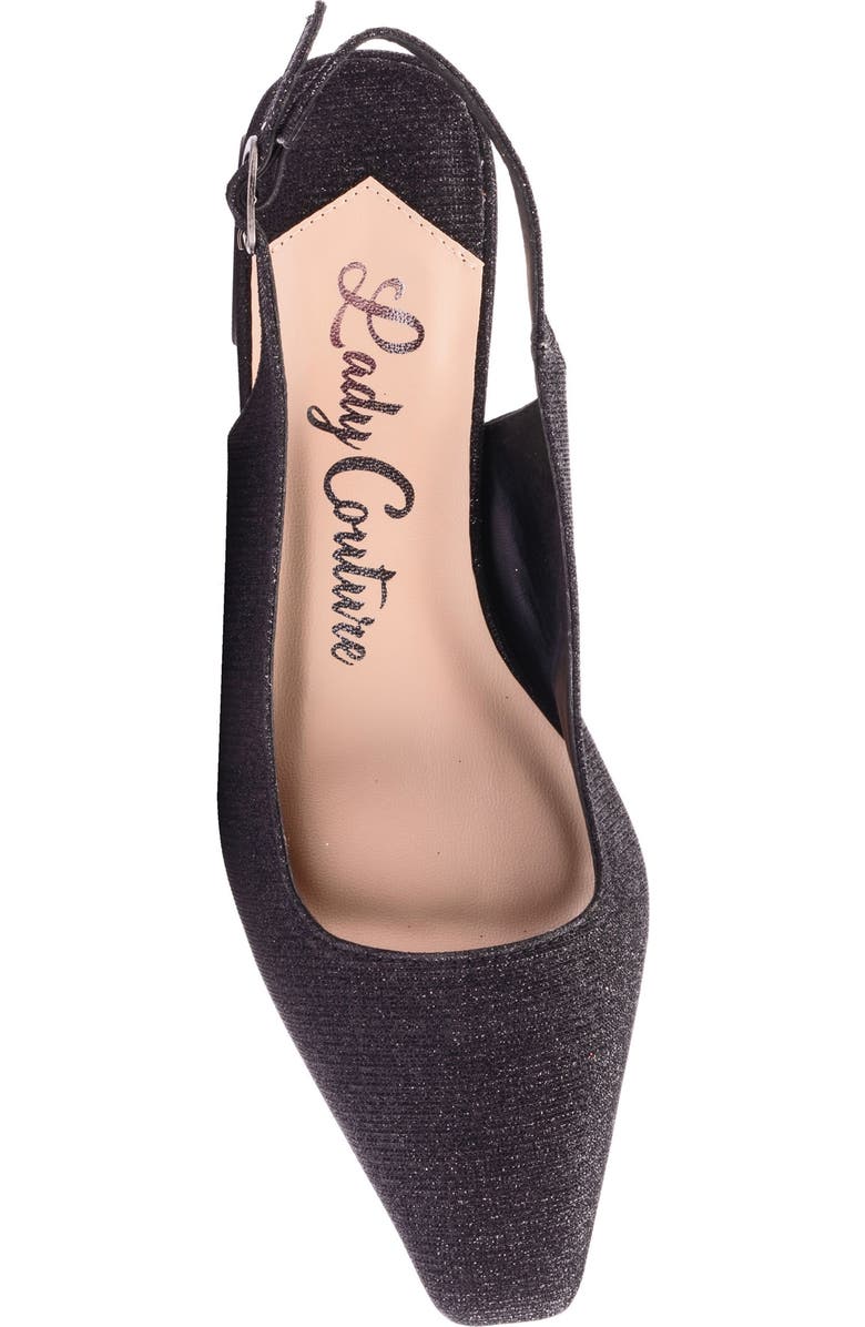 LADY COUTURE Ruby Slingback Pump, Alternate, color, Black