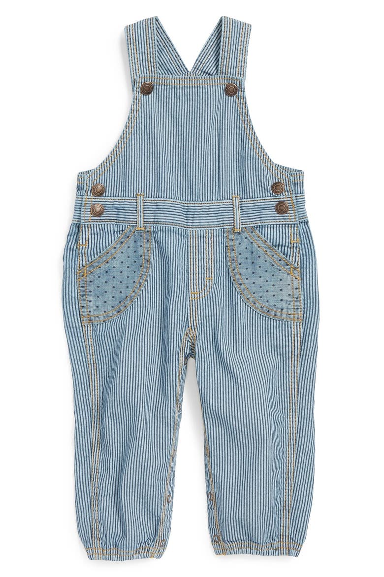 Stripe Overalls, Main, color, BLUE STRIPE