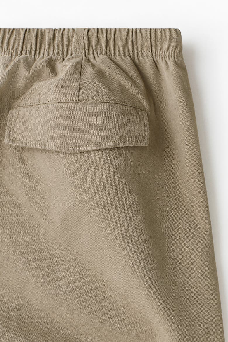 Relaxed Fit Twisted Trousers, Alternate, color, Khaki green