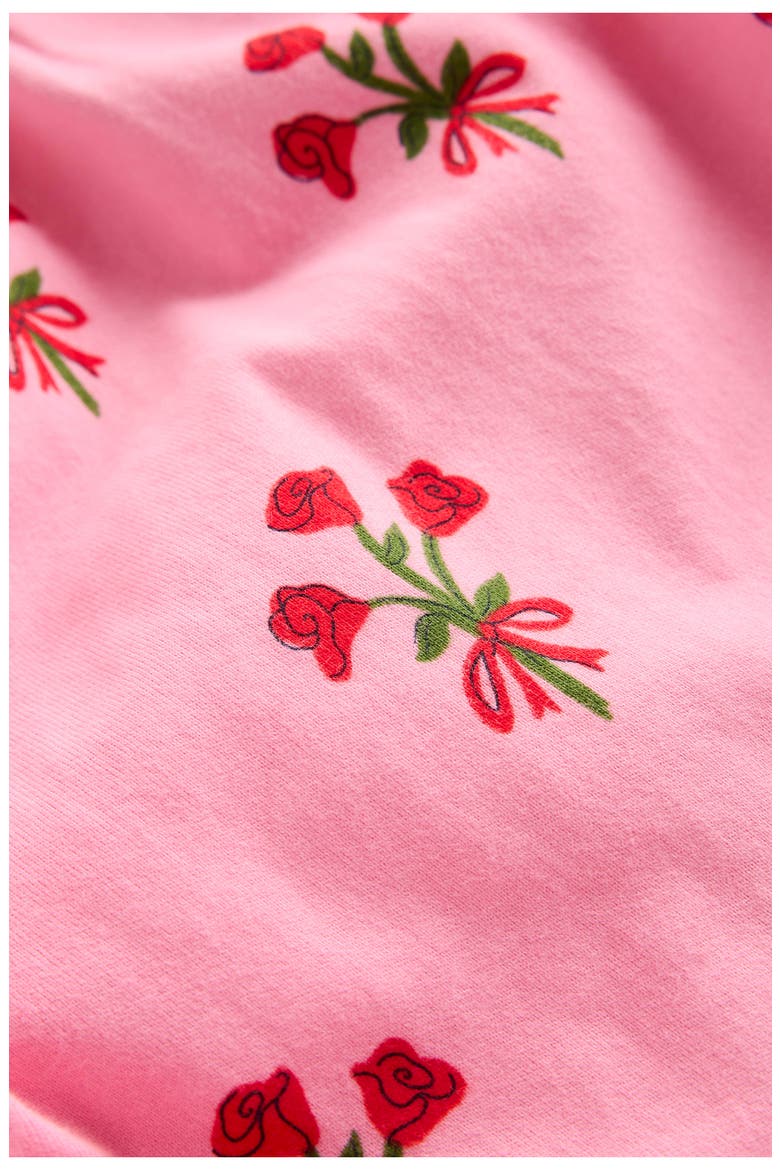 Ballerina Jersey Dress, Alternate, color, BUBBLEGUM PINK POSEY