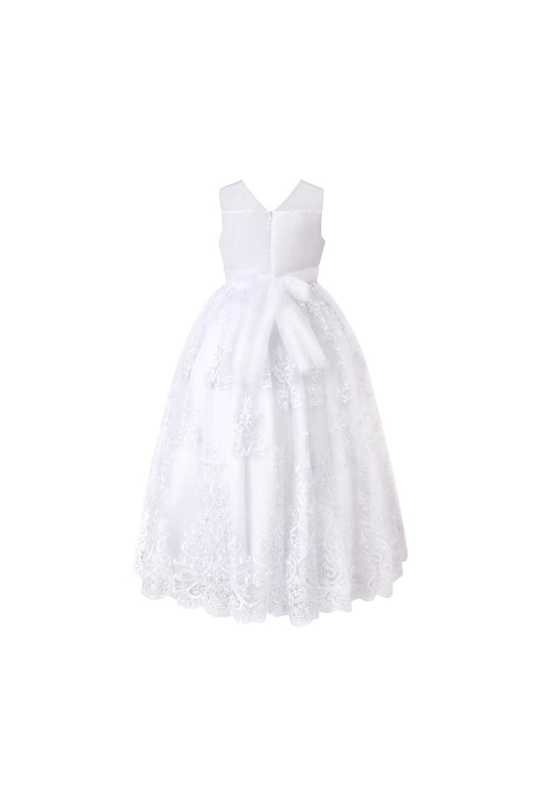 Auresta Lace Sleeveless Dress, Alternate, color, White