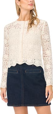 Vince Camuto Crochet Cardigan