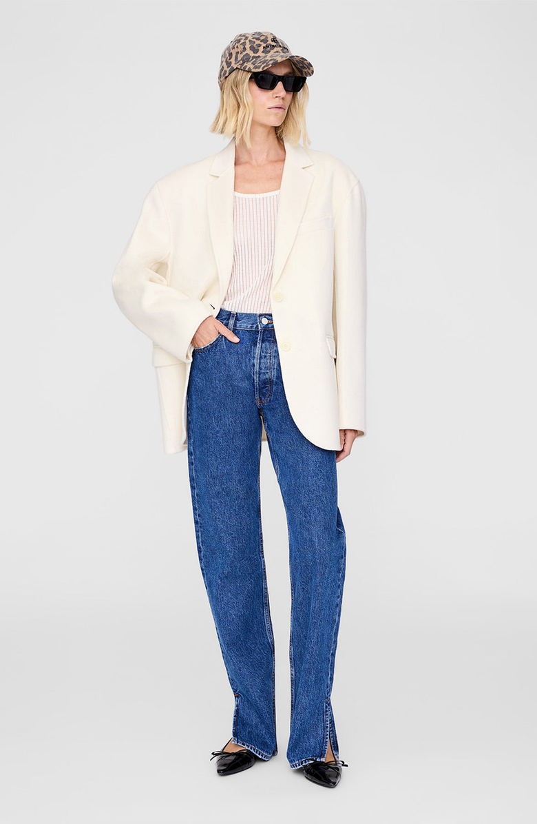 ANINE BING Jeremy Baseball Cap, Alternate, color, Black / Brown Leopard