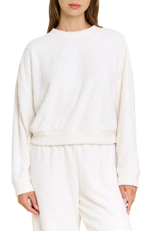 Comfort Queen Relaxed Fit Pajama Sweatshirt