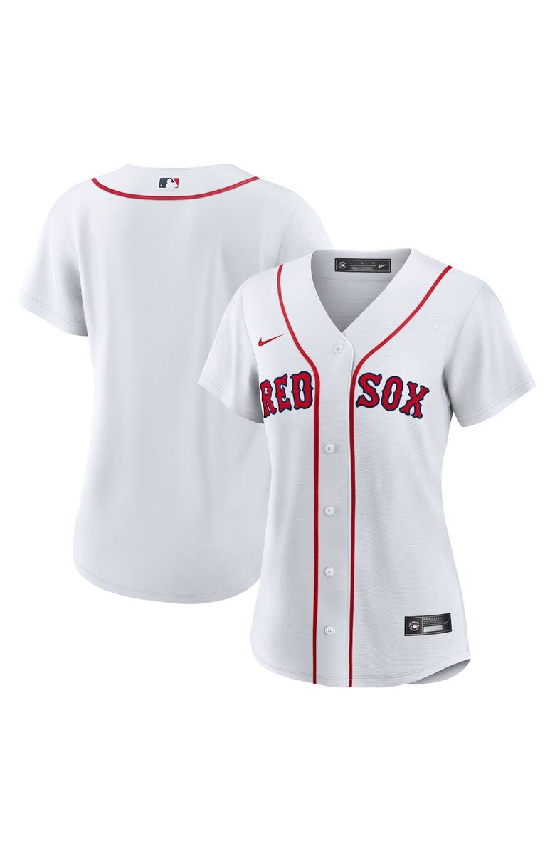 Nike Women's Nike White Boston Red Sox Home Replica Team Jersey, Main, color, 