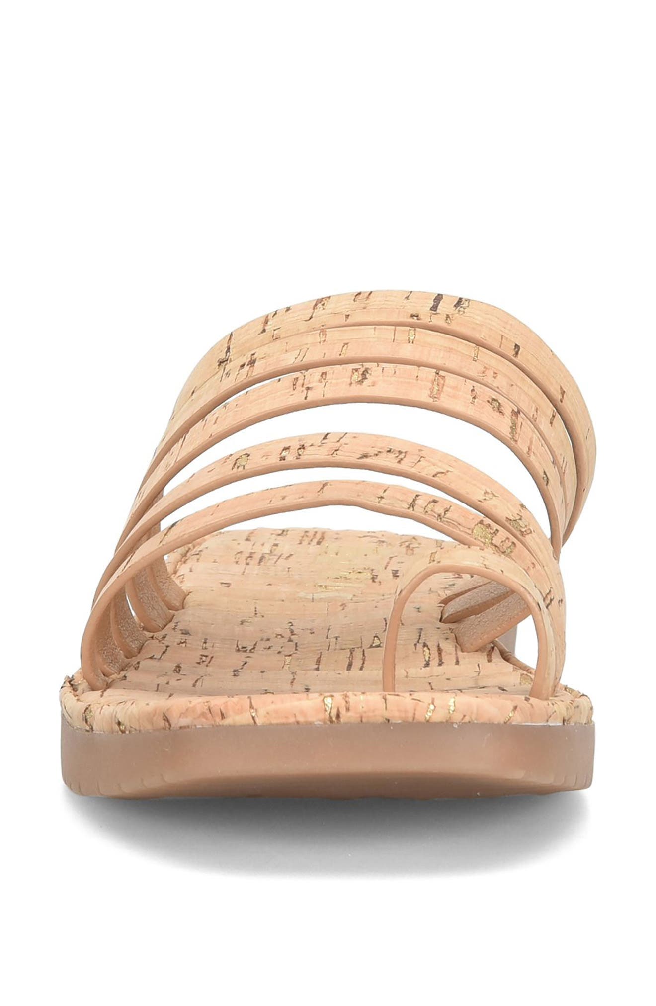 Marisol Toe Loop Slide Sandal, Alternate, color, CORK