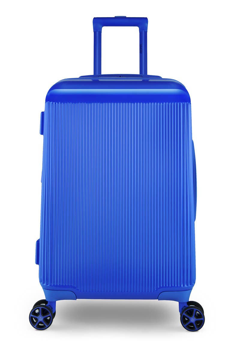 Glisten Vibrant 28-Inch Spinner Packing Case, Main, color, BLUE