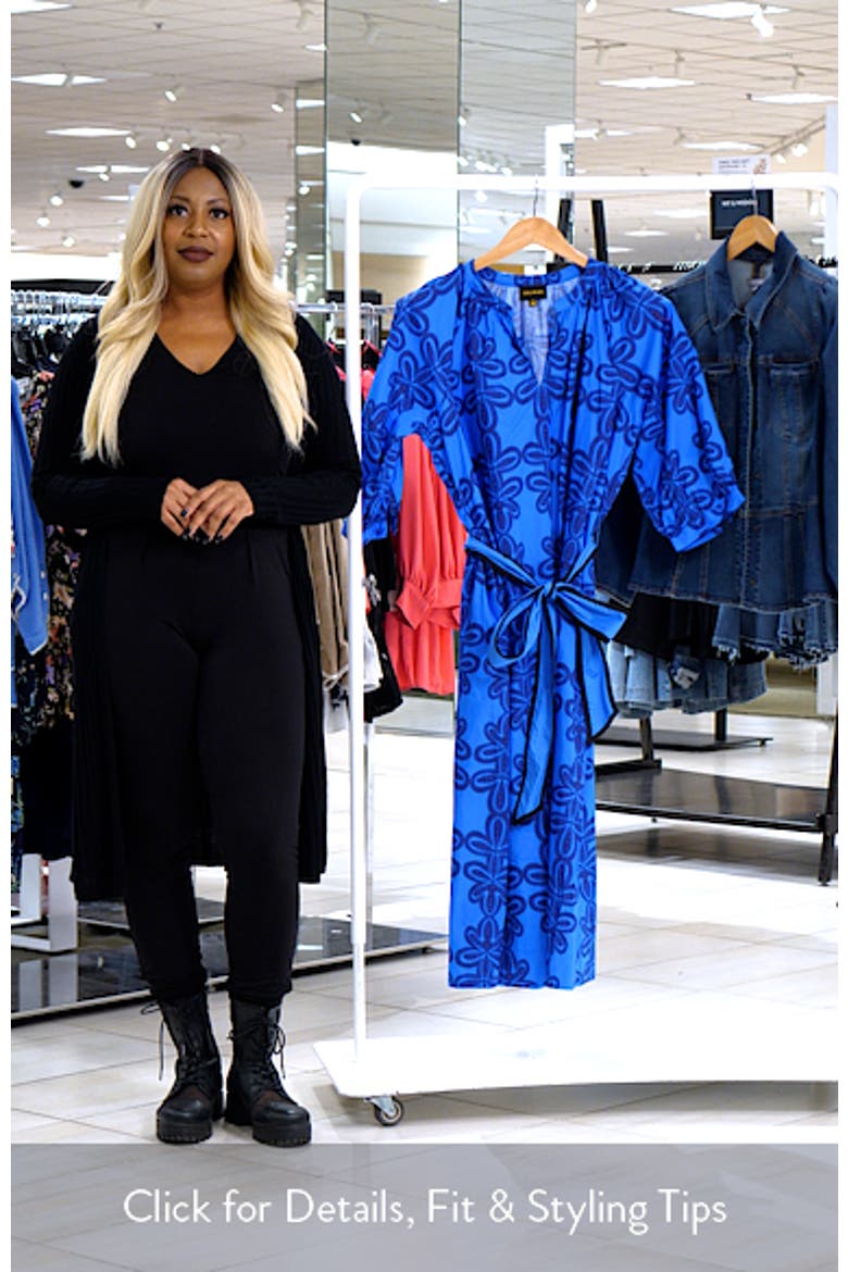 Romery Puff Sleeve Cotton Maxi Dress video