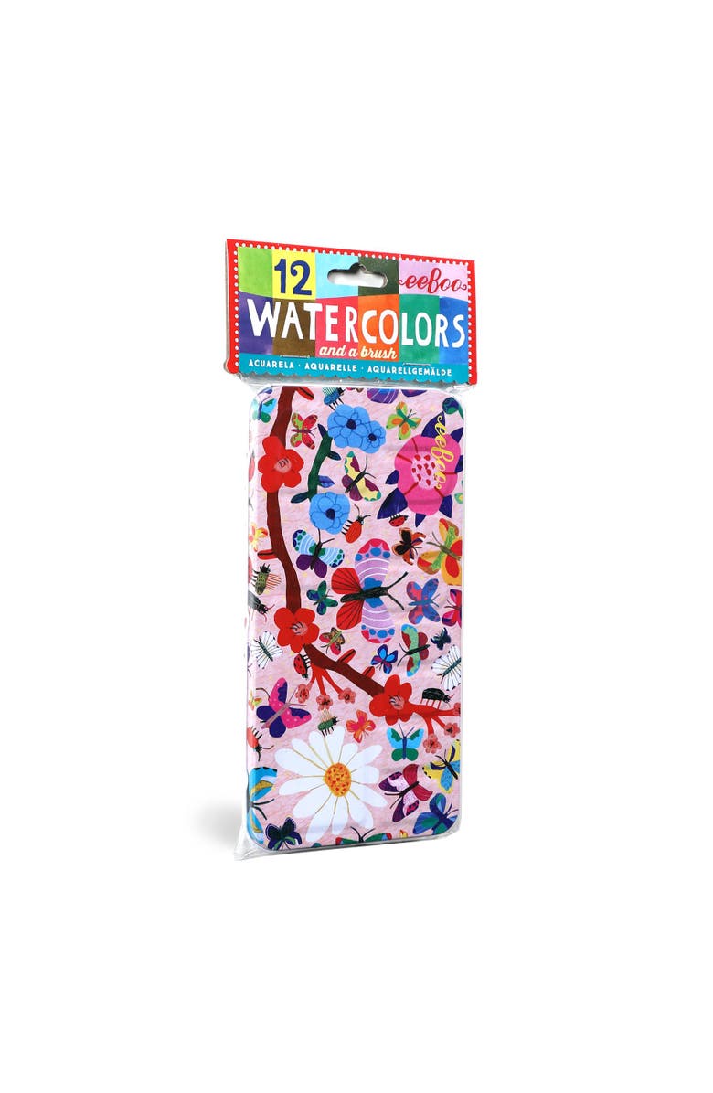 eeBoo Butterflies Watercolor 12 Color Paint Set, Main, color, 