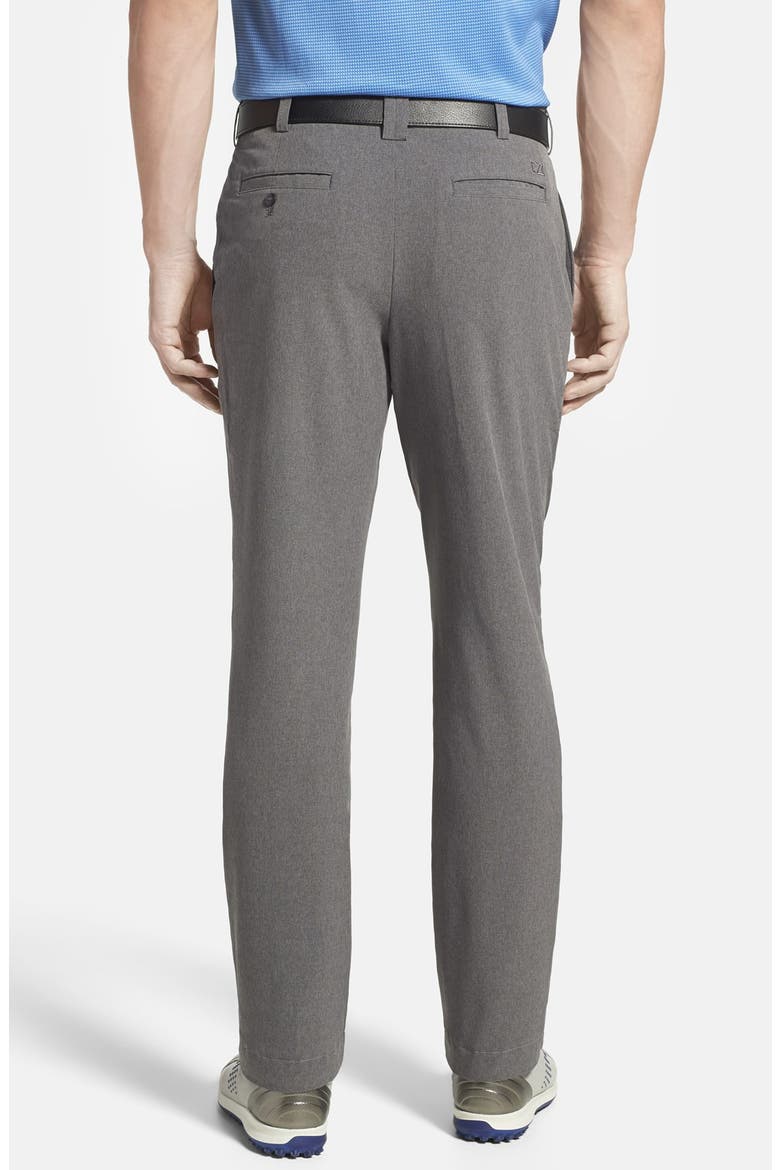 Bainbridge DryTec Flat Front Straight Leg Pants, Alternate, color, IRON