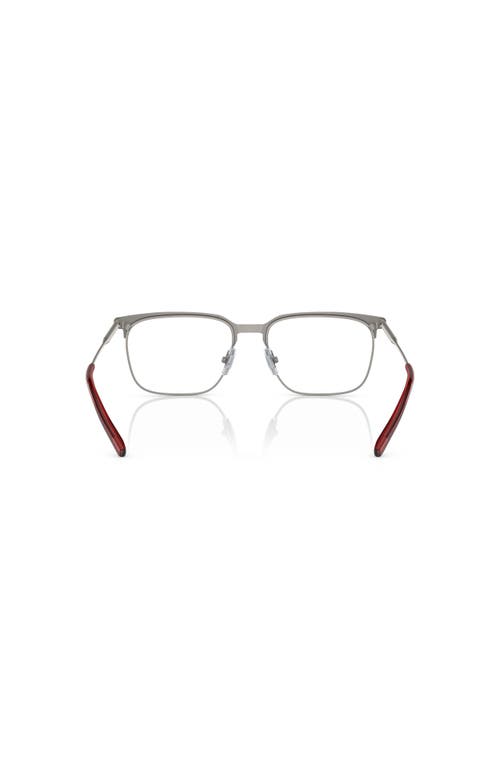 Arnette 53mm Rectangle Optical Glasses In Gray