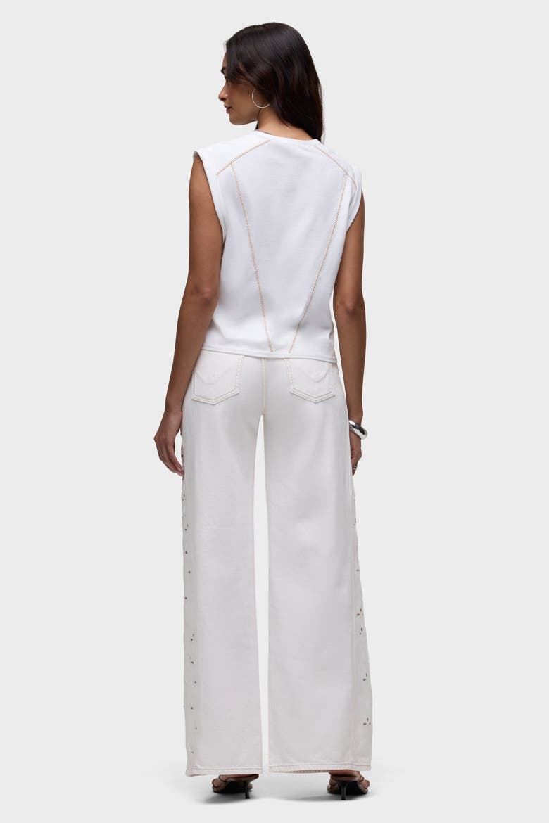 James Wide Leg, Alternate, color, EMBROIDERED WHITE