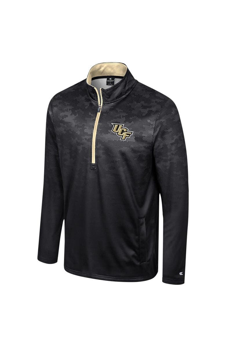 COLOSSEUM Men's Colosseum  Black UCF Knights The Machine Half-Zip Jacket, Alternate, color, Black