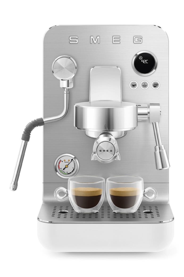 Semi-Professional Espresso Coffee Machine, Alternate, color, MATTE WHITE