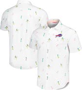 Tommy Bahama Men's Tommy Bahama White Buffalo Bills Nova Wave Flocktail Button-Up Shirt