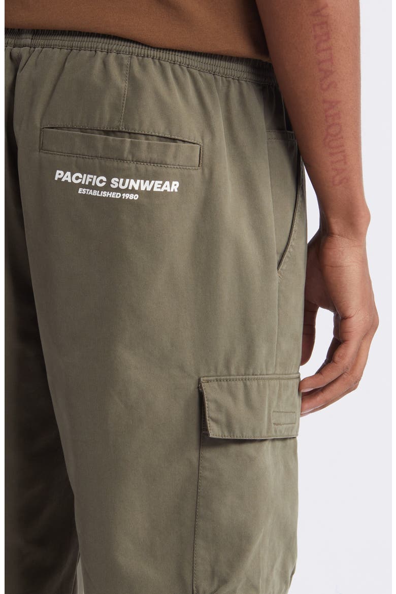 Porter Drawstring Cargo Pants (Nordstrom Exclusive), Alternate, color, GRAPE LEAF