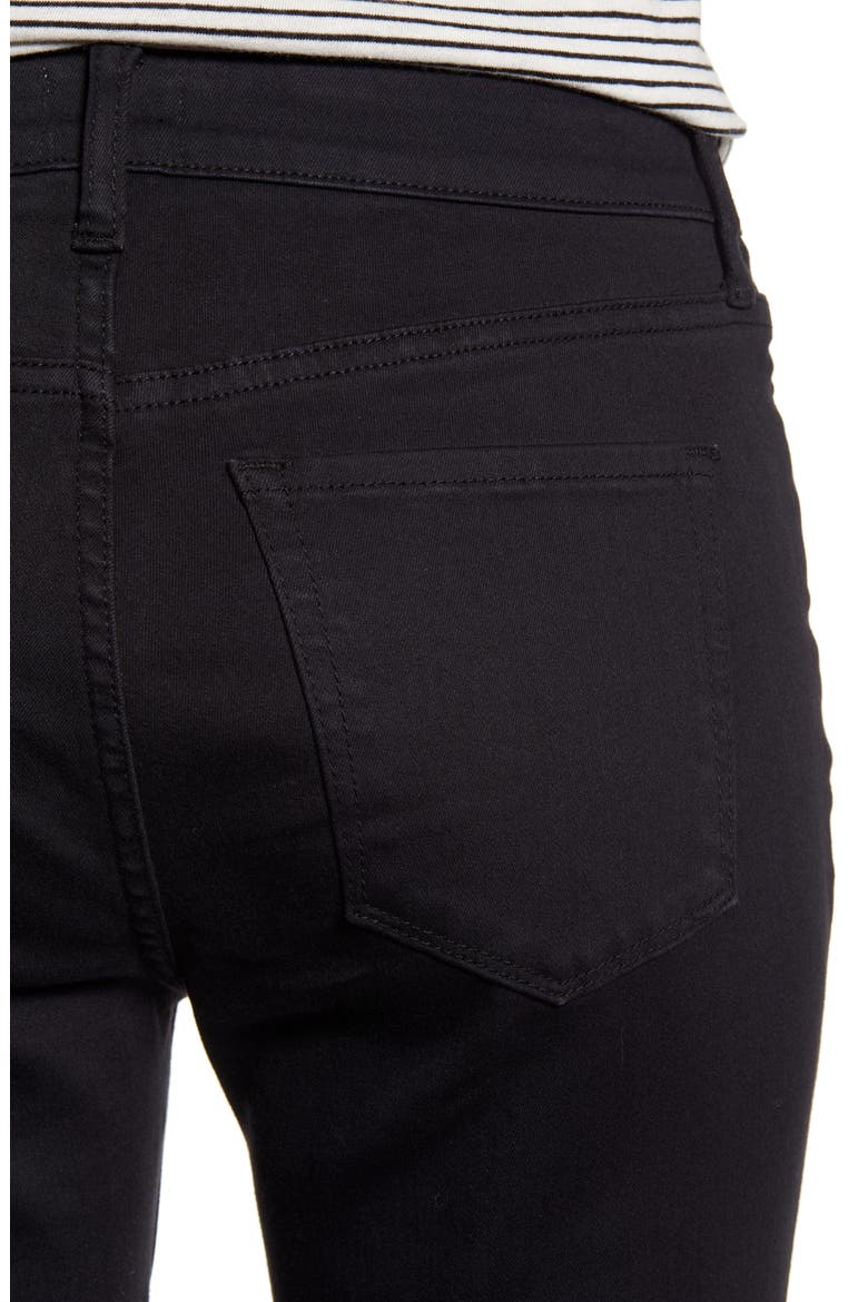 Denim High Waist Skinny Jeans, Alternate, color, BLACK