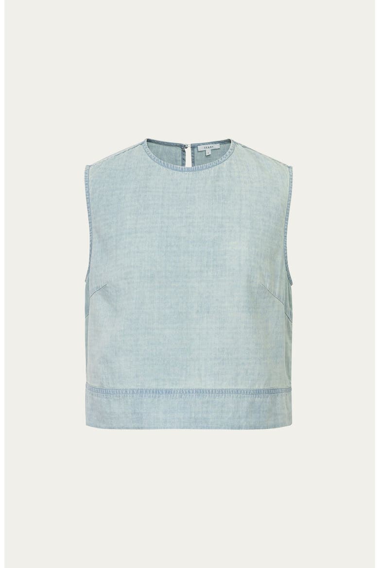 Amaia Shell Top, Alternate, color, Chambray Blue