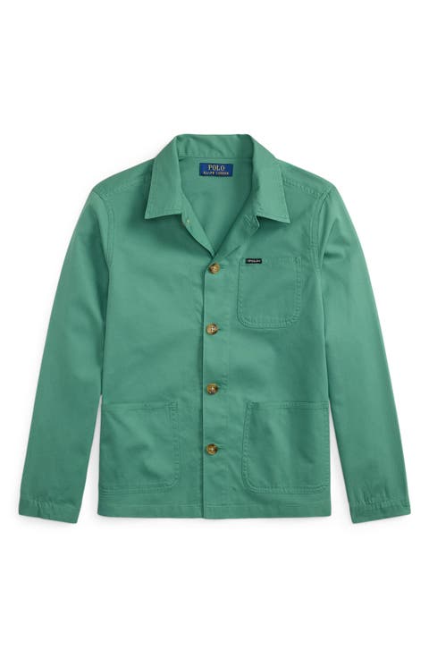 Kids' Chino Button-Up Chore Coat (Big Kid)