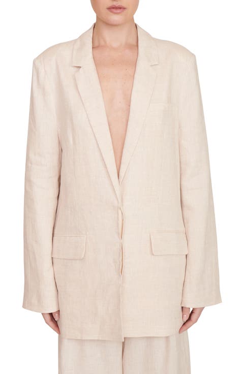 Maxwell Linen Blazer