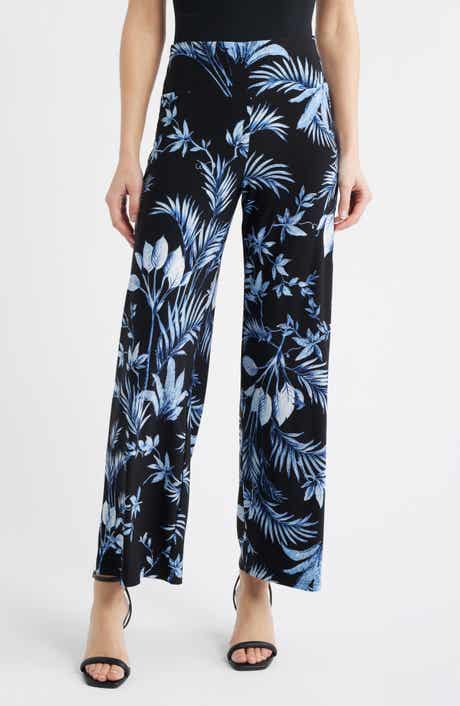 Pull-On Wide Leg Pants