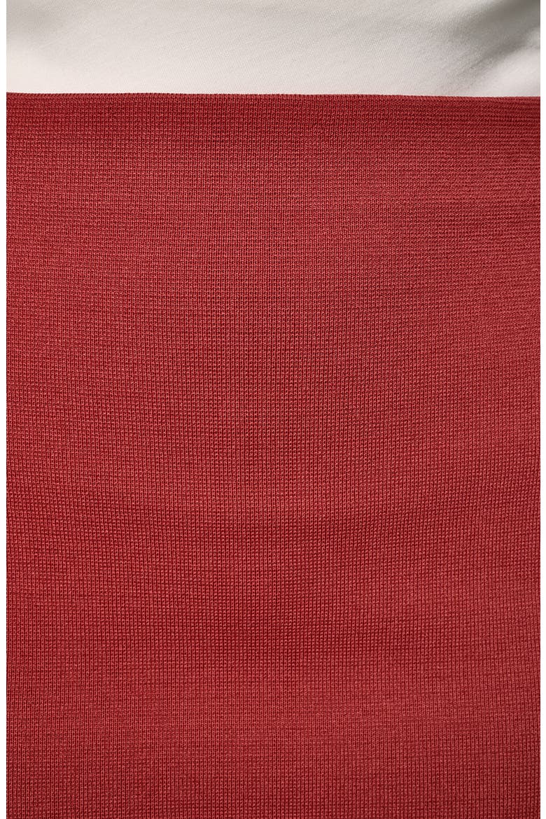 Sweater Midi Pencil Skirt, Alternate, color, SUNBAKED