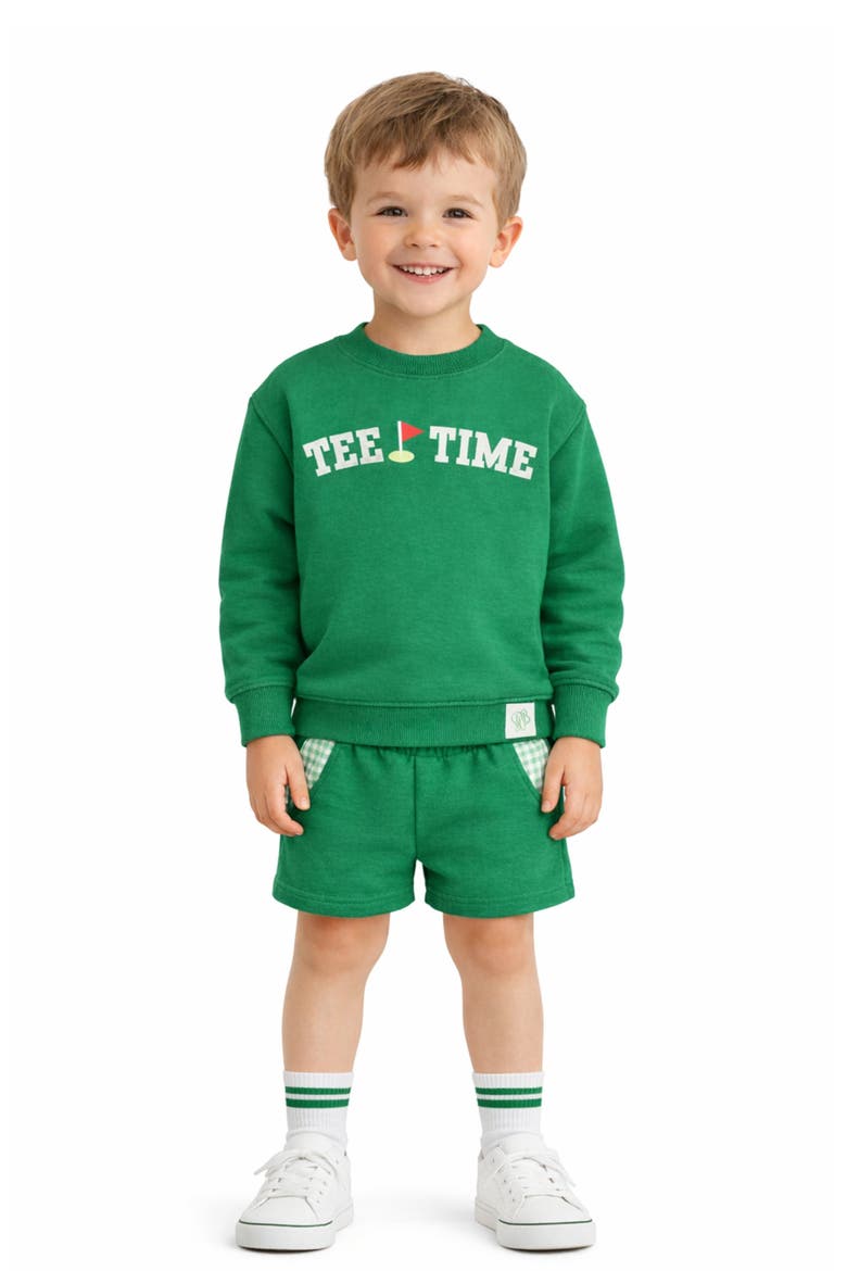 Seersucker Pocket Shorts, Alternate, color, Green