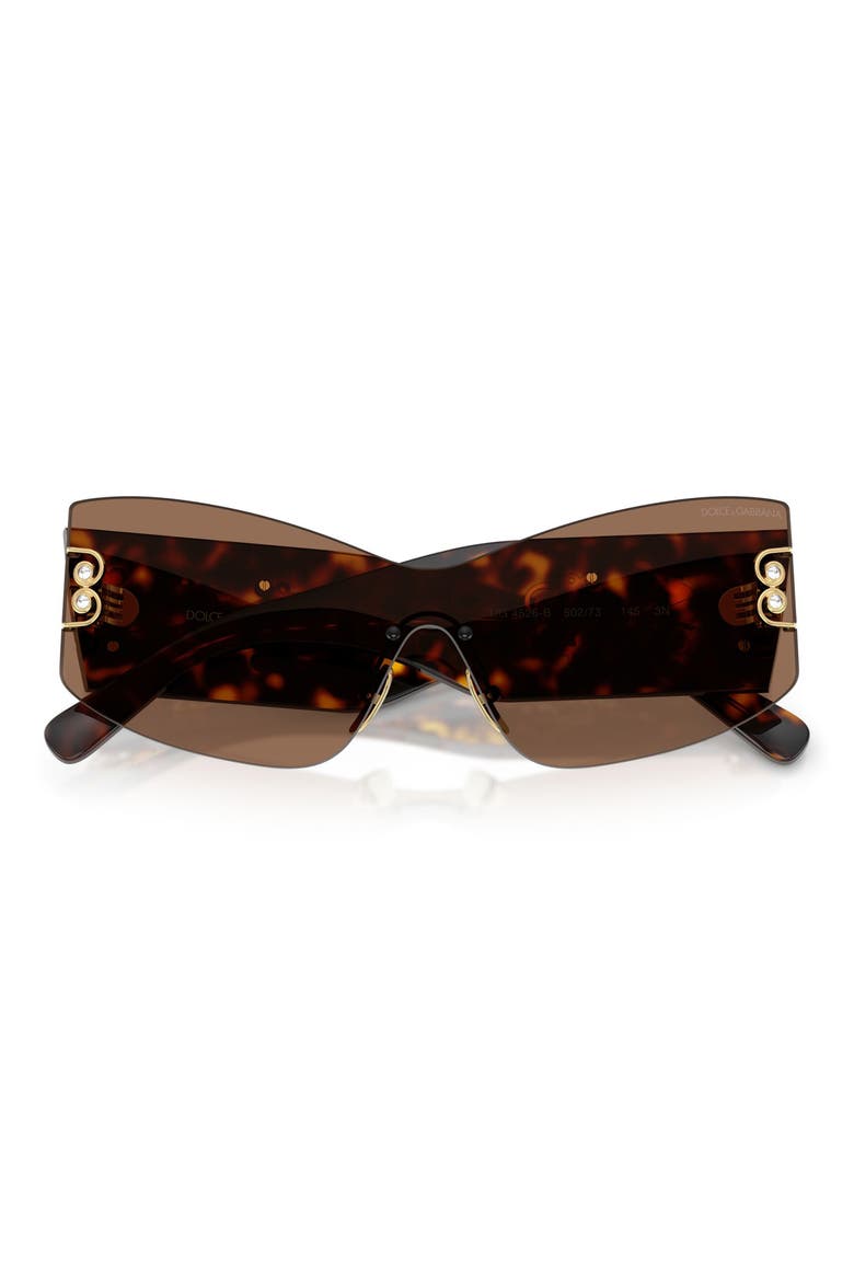 142mm Cat Eye Sunglasses, Alternate, color, HAVANA / DARK BROWN
