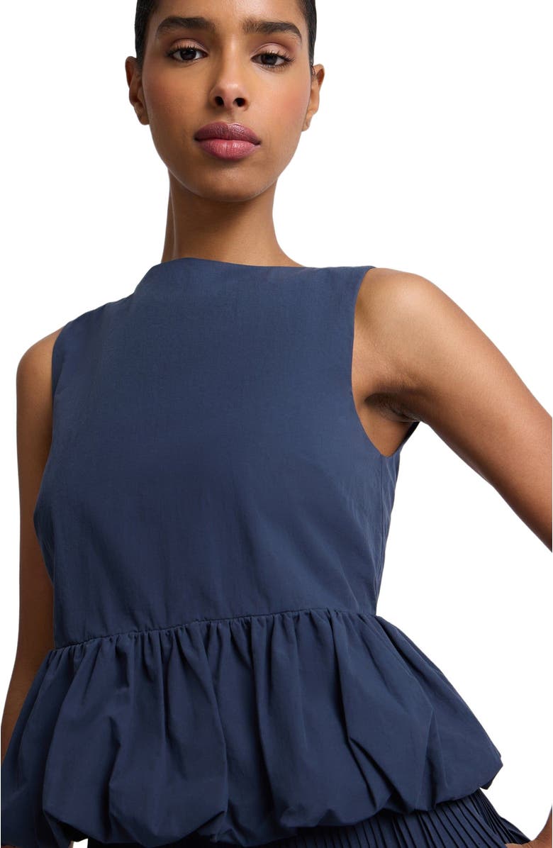 Onia Boatneck Bubble Top, Alternate, color, Noir Navy