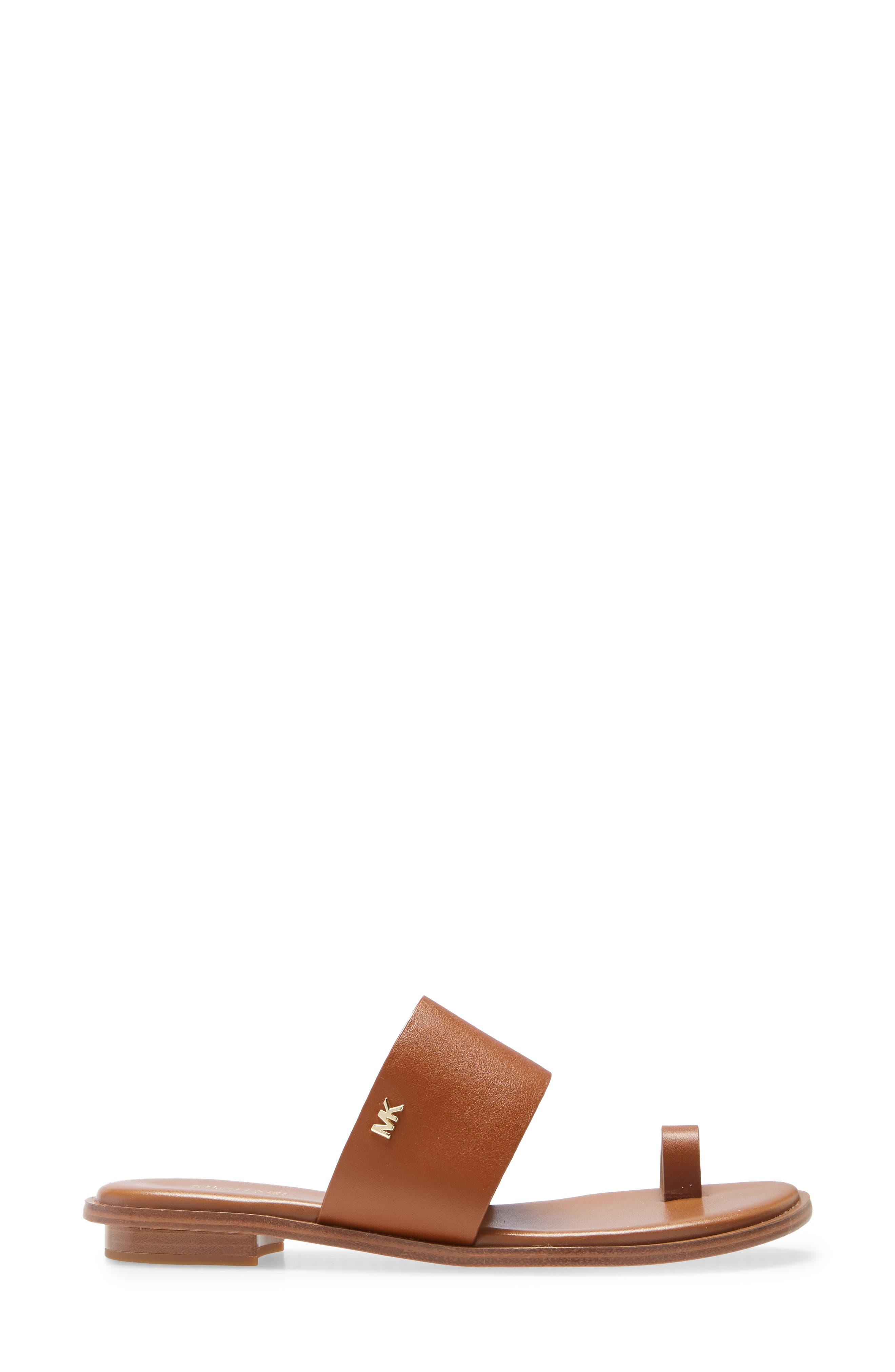August Slide Sandal, Alternate, color, LUGGAGE