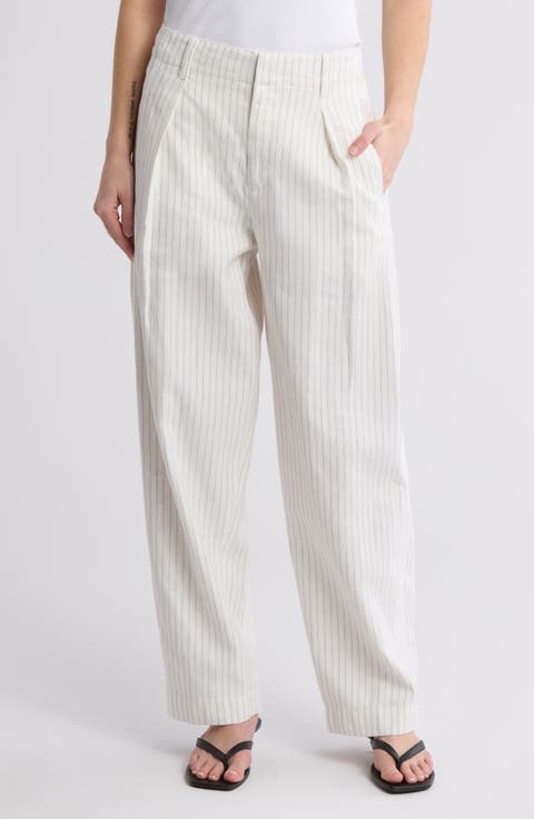 Douglas Pinstripe High Waist Pants