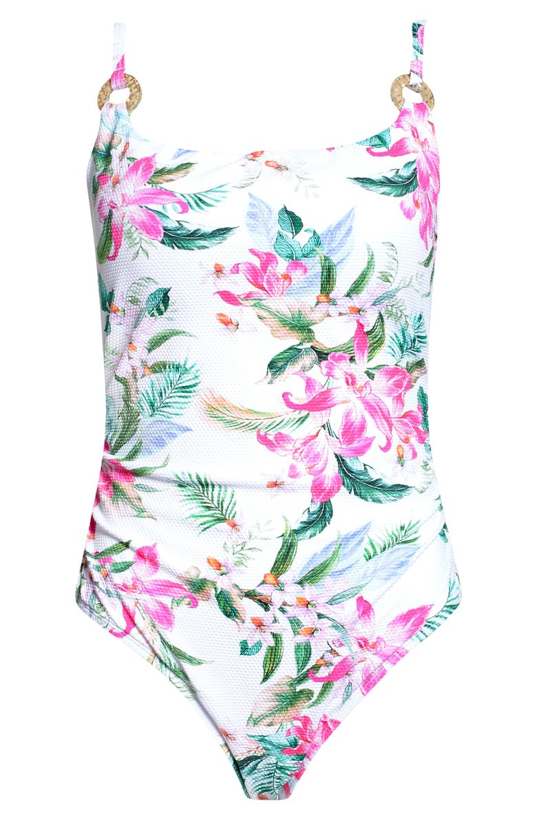 La Blanca Mystic One-Piece Swimsuit, Alternate, color, 