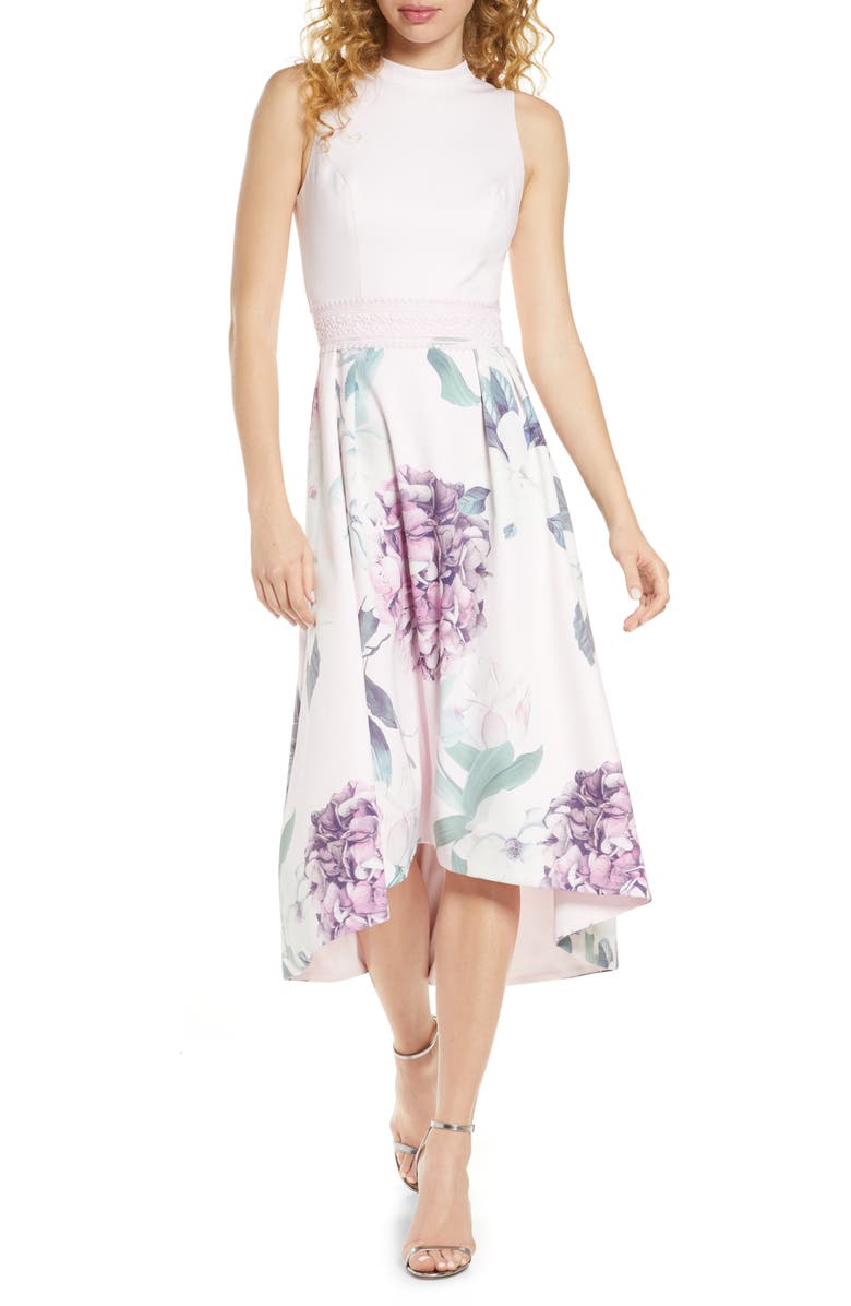 Chi Chi London Zoeigh High/Low Dress, Main, color, 