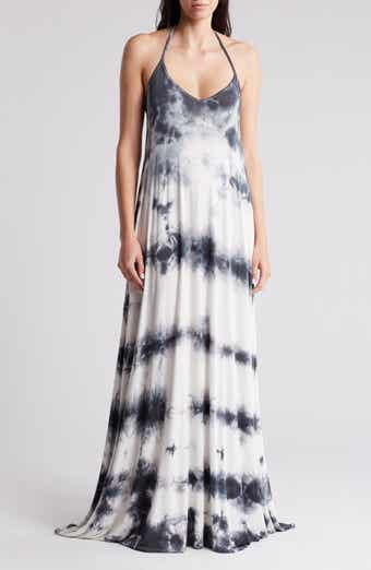 GO COUTURE Tie Dye Maxi Tank Dress