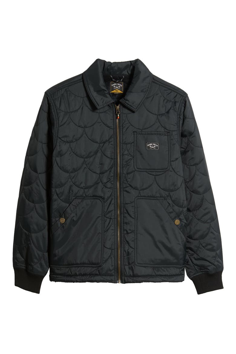 Hornsby Quilted Jacket, Alternate, color, BLACK