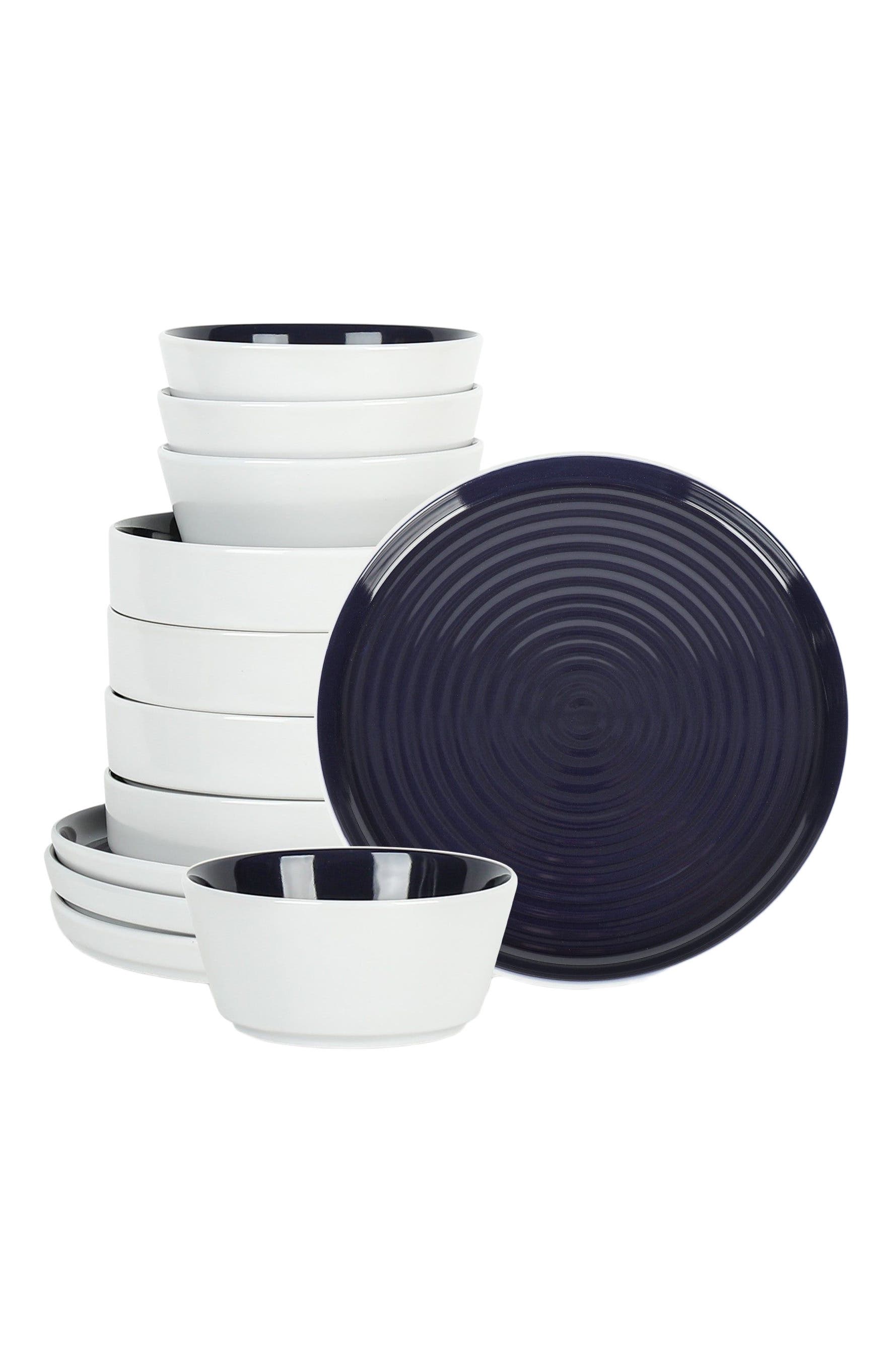selected Navy and White