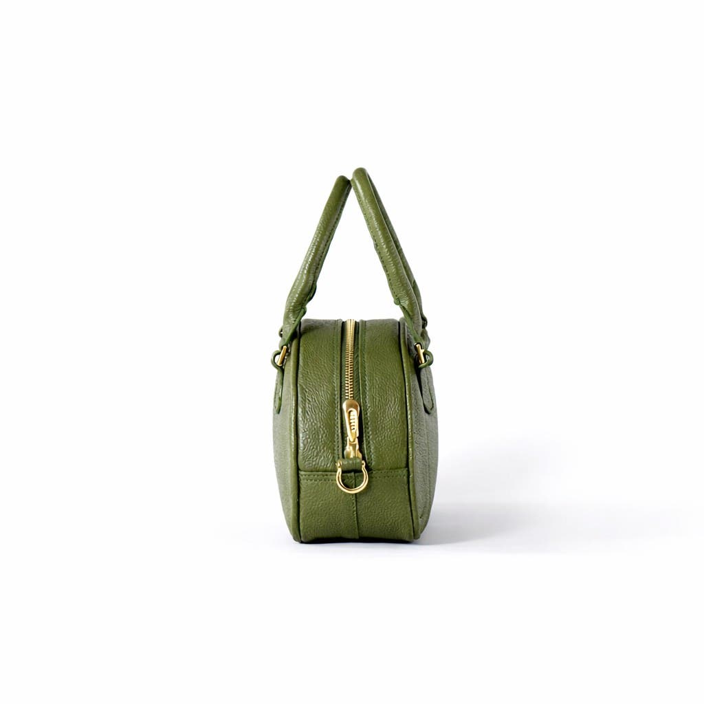 ROSZUAR Ameline Sculptural Handbag, Main, color, Olive