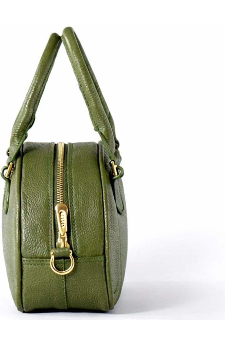 ROSZUAR Ameline Sculptural Handbag, Main, color, Olive