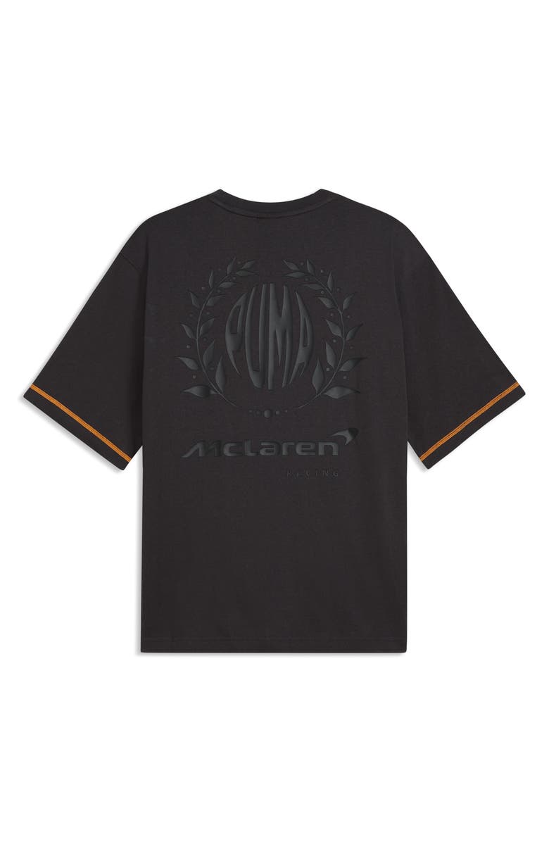 PUMA Relaxed Fit Embroidered McLaren Logo T-Shirt, Alternate, color, Titan Black