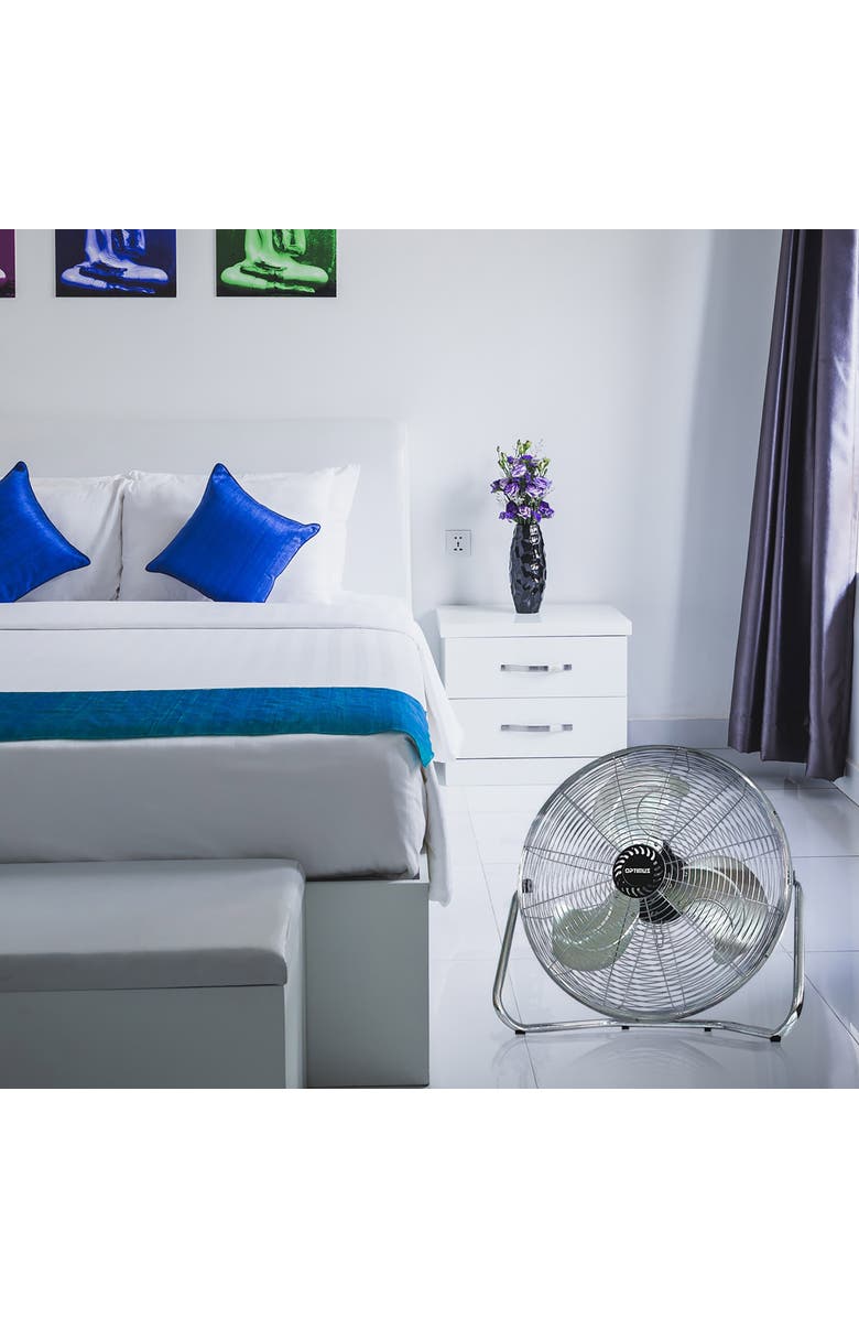 Optimus 18 in. Industrial Grade High Velocity Fan, Alternate, color, Silver