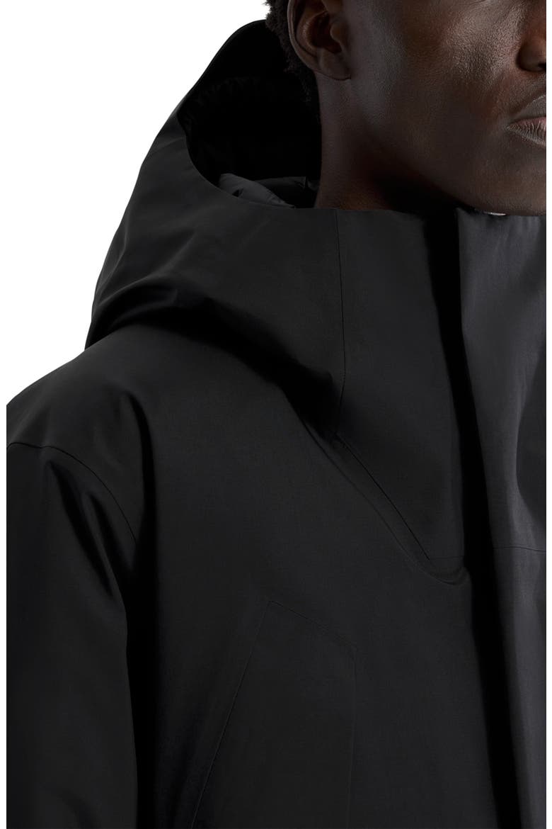 Sorin Hooded Waterproof Down Parka, Alternate, color, BLACK