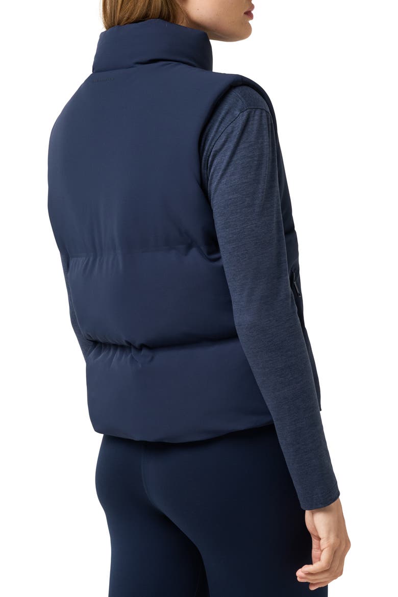 Quilted Midweight Stretch Jacket, Alternate, color, NAVY BLAZER