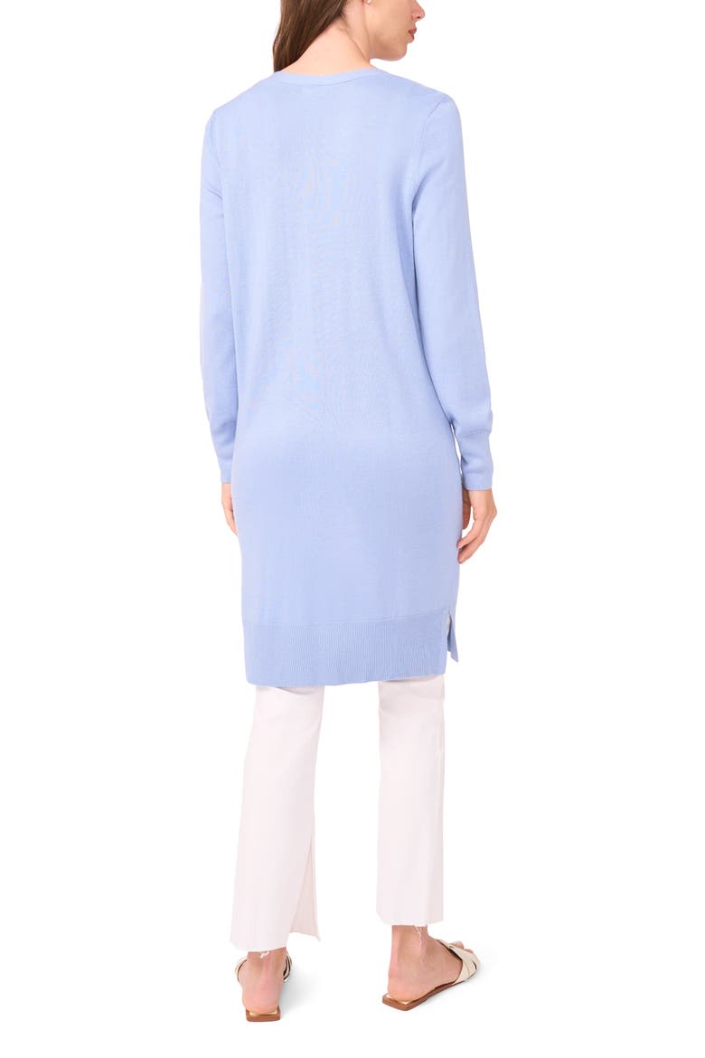 Open Front Longline Cardigan, Alternate, color, FOREVER BLUE