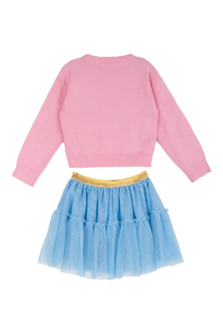 Kids' Nutcracker Sweater & Tutu Skirt Set, Alternate, color, PINK