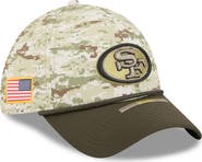 New Era Men's New Era  Camo San Francisco 49ers 2025 Salute to Service 39THIRTY Flex Hat